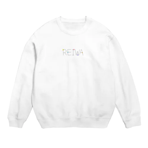 REIWA_水玉文字 Crew Neck Sweatshirt