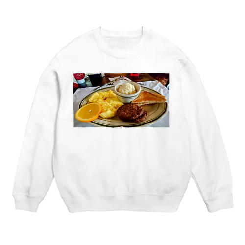 First time【ニューオーリンズで初めての食事】 Crew Neck Sweatshirt