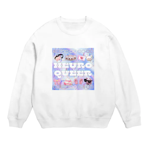 NeuroQueerギャル Crew Neck Sweatshirt
