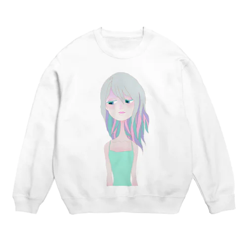 涼girl Crew Neck Sweatshirt