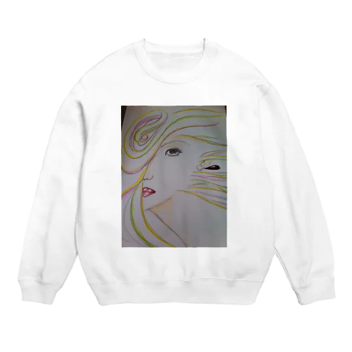 風見る女 Crew Neck Sweatshirt