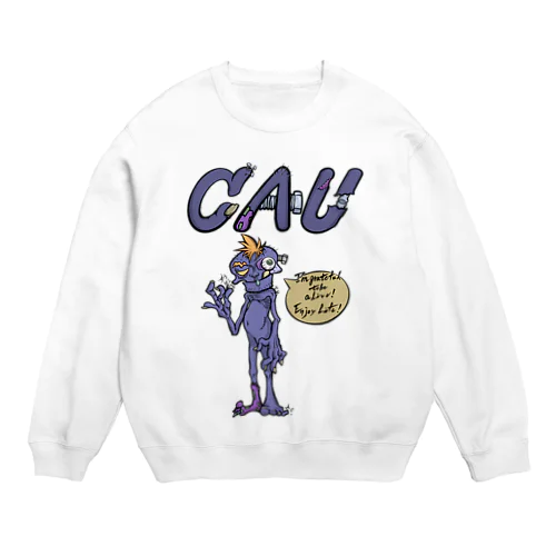 ゴブリン村のゾンビ君 Crew Neck Sweatshirt