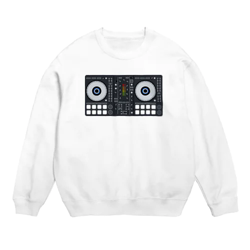 シンプルなDJコントローラーのイラストです! Crew Neck Sweatshirt