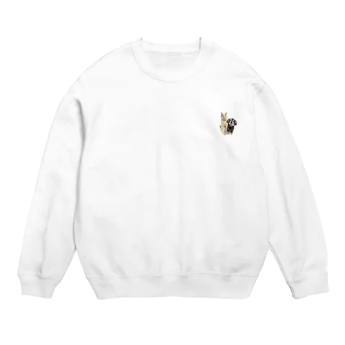 我が家のアイドル Crew Neck Sweatshirt