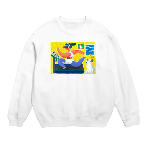 未来のランニング Crew Neck Sweatshirt