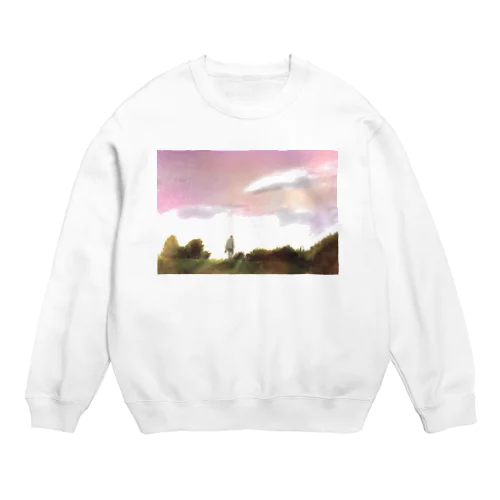 ぼくのはじっこ。 Crew Neck Sweatshirt