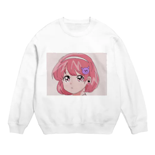 桃山桃子 Crew Neck Sweatshirt