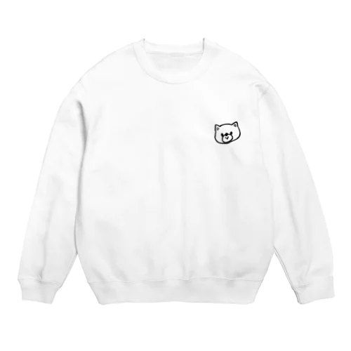 愛らしい手書き猫。 Crew Neck Sweatshirt