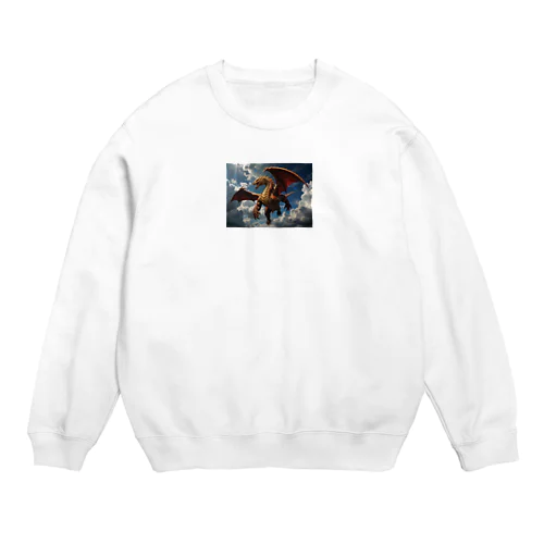 深炎のアビス・ドラゴン Crew Neck Sweatshirt