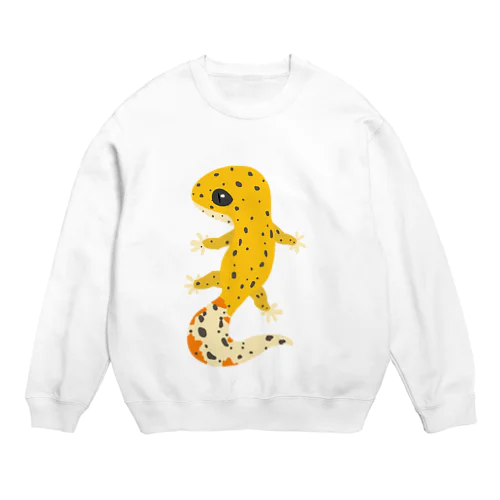 ヒョウモントカゲモドキ Crew Neck Sweatshirt