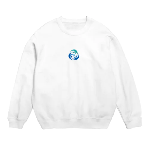 浄化ウェア【水の気】 Crew Neck Sweatshirt