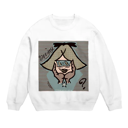 Enjoy girl Crew Neck Sweatshirt