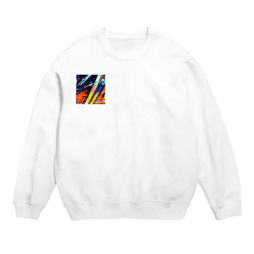 あそびゴコロ ワンポイント Crew Neck Sweatshirt