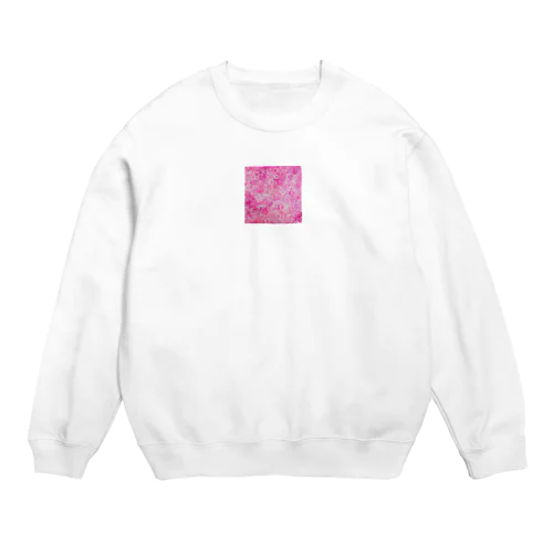 ピンクの魔法 Crew Neck Sweatshirt