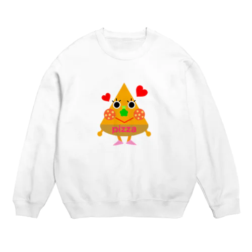 ピザちゃん Crew Neck Sweatshirt