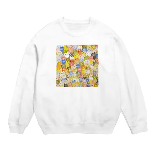 ぬこさま Crew Neck Sweatshirt