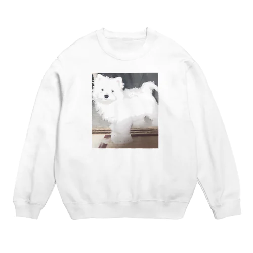 隣のわんこ🐶② Crew Neck Sweatshirt