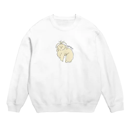 もじゃもじゃ Crew Neck Sweatshirt