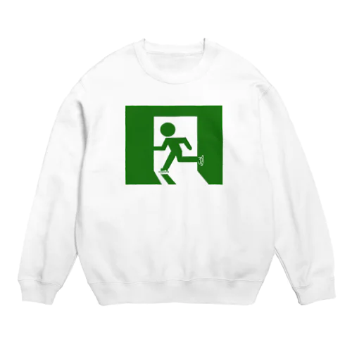 非常口スケーター Crew Neck Sweatshirt