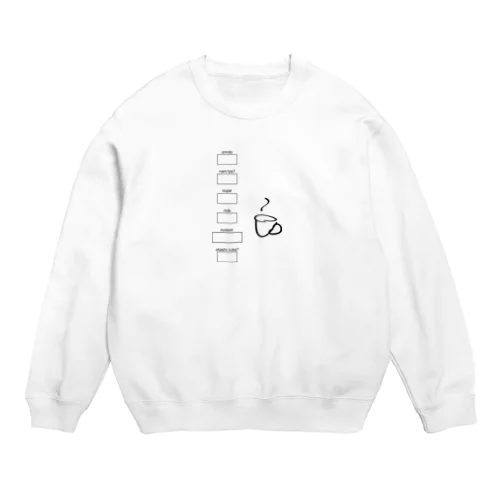 ドリンクIDらしきもの Crew Neck Sweatshirt