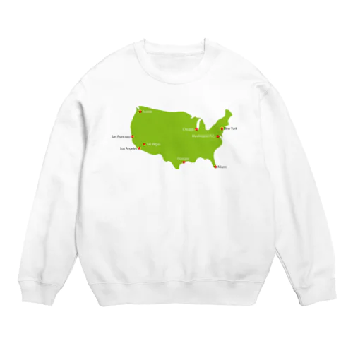 頑張って調べた（USA） Crew Neck Sweatshirt