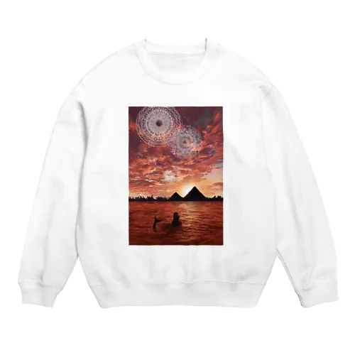 mermaid/pyramid Crew Neck Sweatshirt