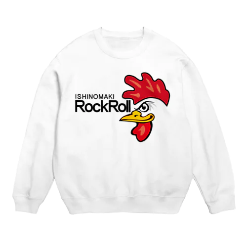 RockRoll-Ishinomaki-Chicken.ver Crew Neck Sweatshirt