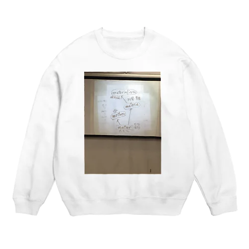 AKI哲学シリーズ1 Crew Neck Sweatshirt