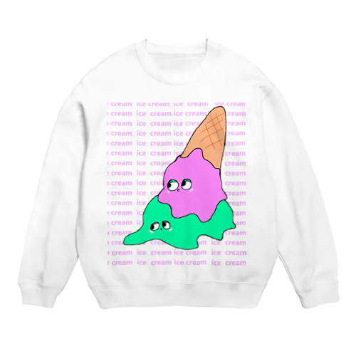 あいすくりいむ Crew Neck Sweatshirt