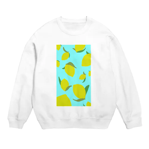 レモン！レモン！レモン！ Crew Neck Sweatshirt