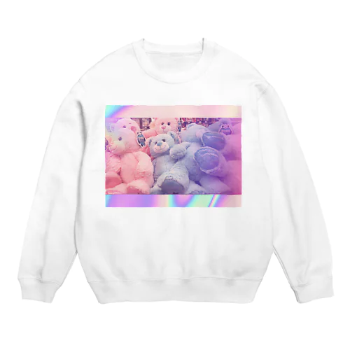 🎀ゆめかわくまさん🎀 Crew Neck Sweatshirt