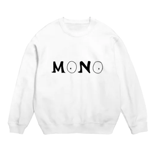 MONO(ロゴ) Crew Neck Sweatshirt