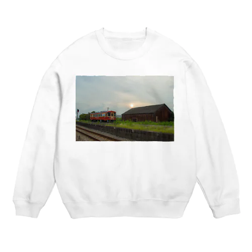 夏の夕暮れ Crew Neck Sweatshirt