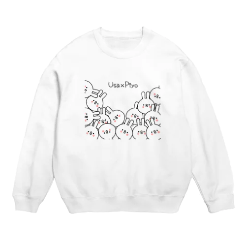 うさ×ぴよ Crew Neck Sweatshirt