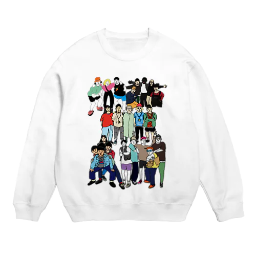 フレンズなやつら！ Crew Neck Sweatshirt