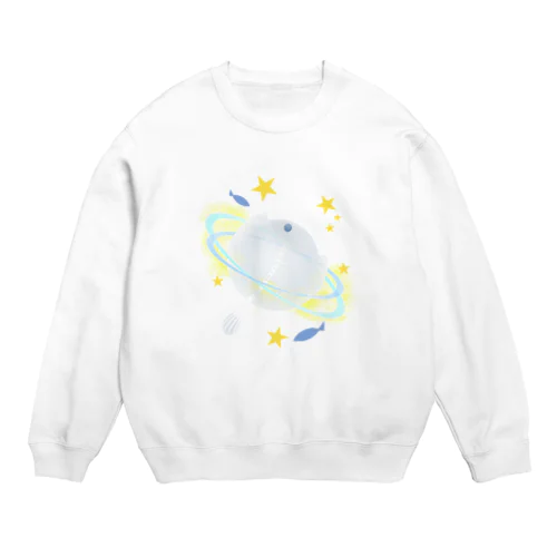 スケルトンアンコウ惑星 Crew Neck Sweatshirt