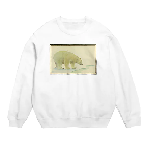 Isbjørn tegnet av Thorolf Holmboe / Polar bear by Thorolf Holmboe スウェット