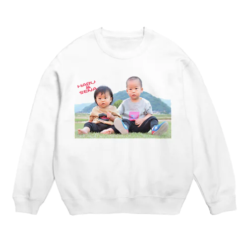 はるくんとせなちゃん Crew Neck Sweatshirt