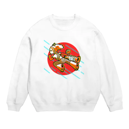 タピオカバスターズ次女 Crew Neck Sweatshirt