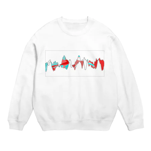 Dancing Wave2 Crew Neck Sweatshirt