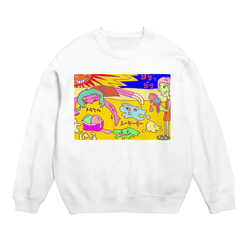 とける Crew Neck Sweatshirt