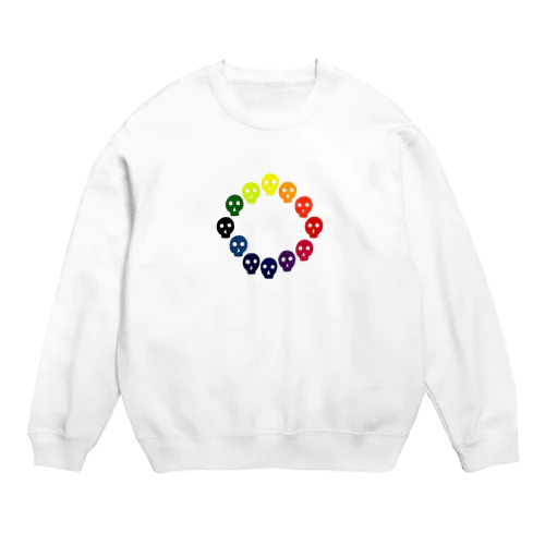 カラフルドクロ Crew Neck Sweatshirt