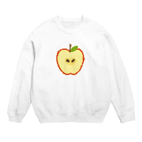 ドット絵りんご Crew Neck Sweatshirt