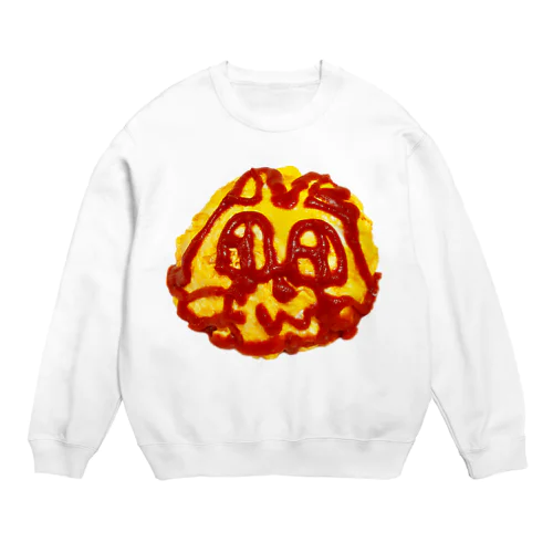 オムライスキャットCニャ！ Crew Neck Sweatshirt