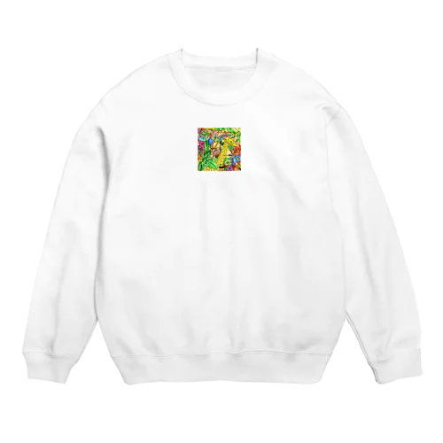 バリ王族の庭 Crew Neck Sweatshirt