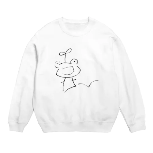 ぴょんぴょんかえる Crew Neck Sweatshirt