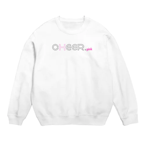 CHEER.pink Crew Neck Sweatshirt