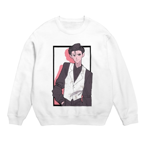 オールバック スウェット Crew Neck Sweatshirt