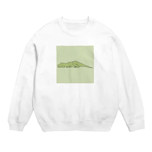 かわいいティラノサウルス Crew Neck Sweatshirt