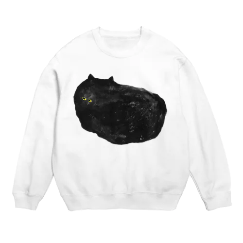 夏の黒猫 Crew Neck Sweatshirt